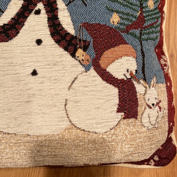 St. Nicholas Square snowman pillow - Picture 8 of 10